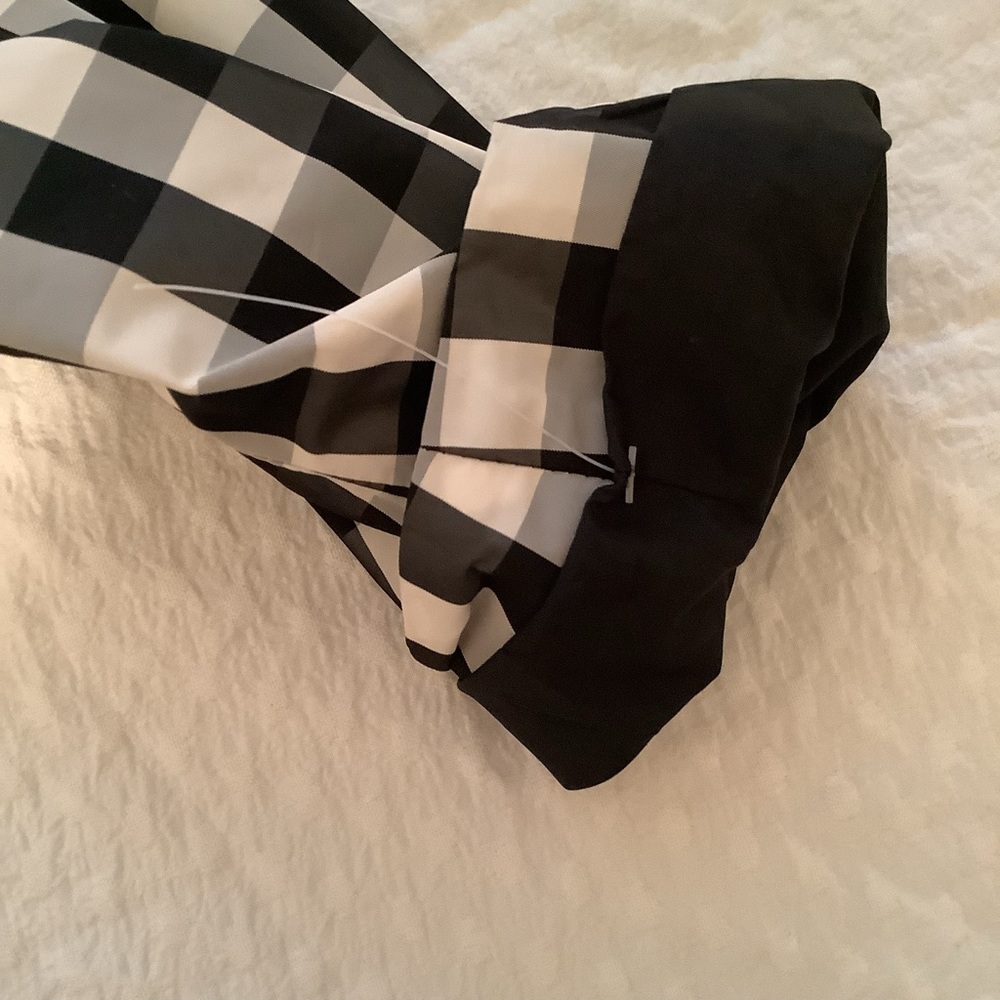 Ralph Lauren Black&White Plaid Check Windbreaker Jacket Size XL - Picture 8 of 9